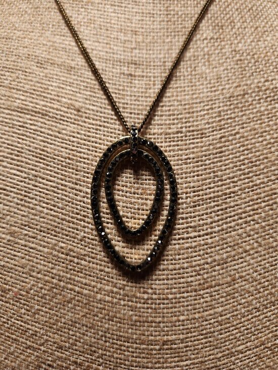 Chloe + Isabel Jewelry - Chloe + Isabel Crystal Pave Double Link Drop Necklace